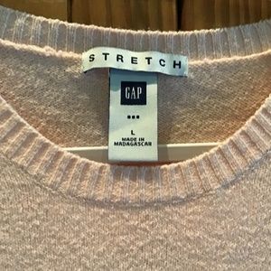 Pale pink short sleeve top Gap L